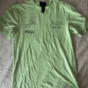 H&M Green Short Sleeve Tee Casual Crew Neck